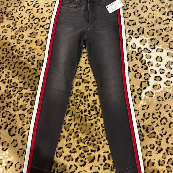 Joe’s The Charlie Tuxedo Stripe High Rise Skinny Jeans - Picture 7 of 8
